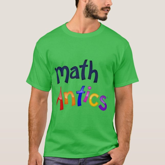 Math Antics Colorful Logo T Shirt (Framsida)