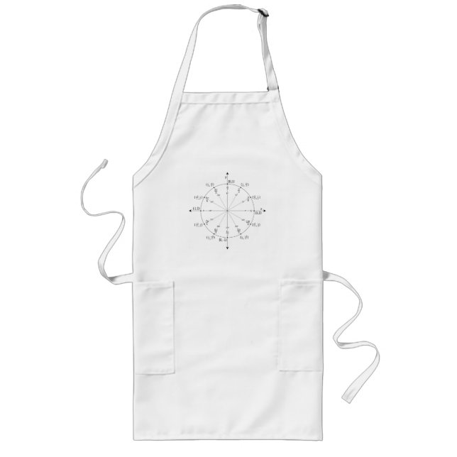 Math Apron Långt Förkläde (Framsidan)