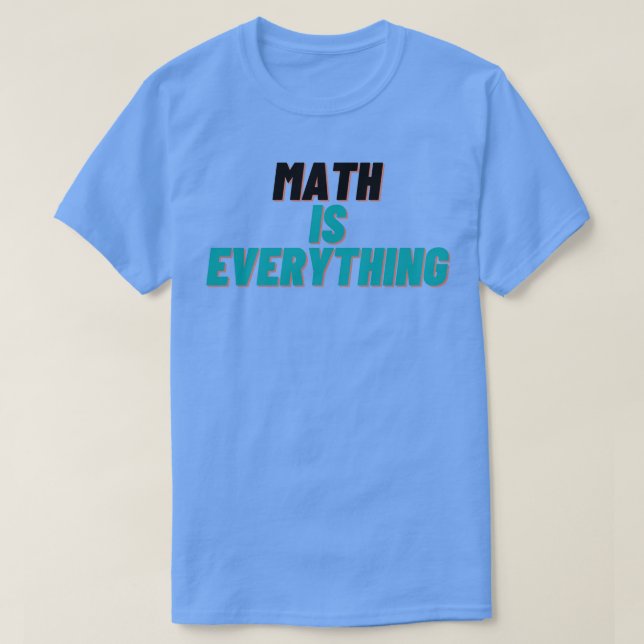 Math är allt t shirt (Design framsida)