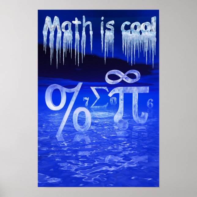 Math är Coola! Poster (Framsidan)