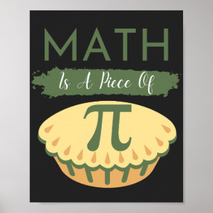 Math är en Biet av Pi Funny Pi Day 2023 Poster