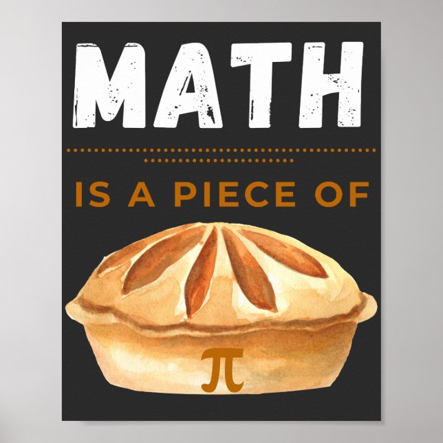 Math är en Biet av Pi Math Pi Day 2023 March 14 Poster (Framsidan)