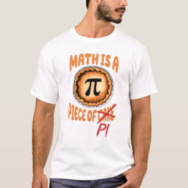 Math är en Biet av Pi Teacher T-shirt