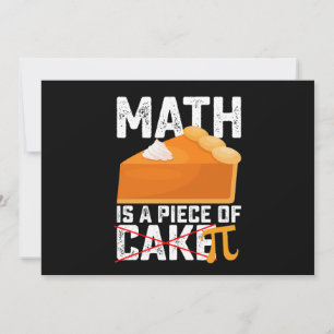 Math är en Biet i Cake Pi Day-Låryn Inbjudningar