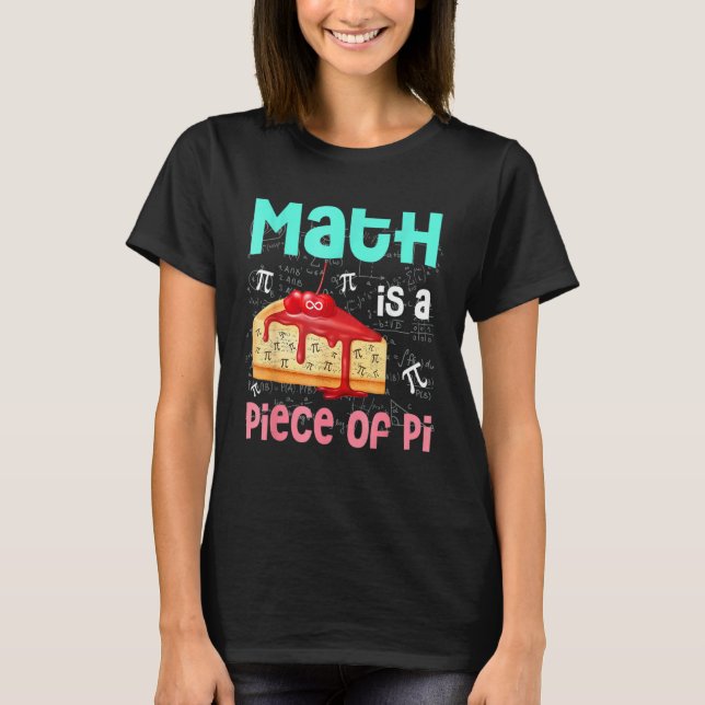 Math är en Biet i Paj Math Pi Day Kids Student T Shirt (Framsida)