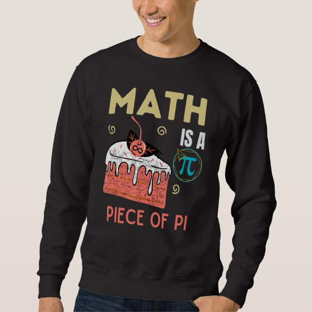 Math är en Biet i Pi Day För barn 3 Lång Ärmad Tröja (Framsida)