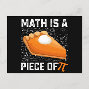 Math är en Biet i pi Day Paj matematik Vykort