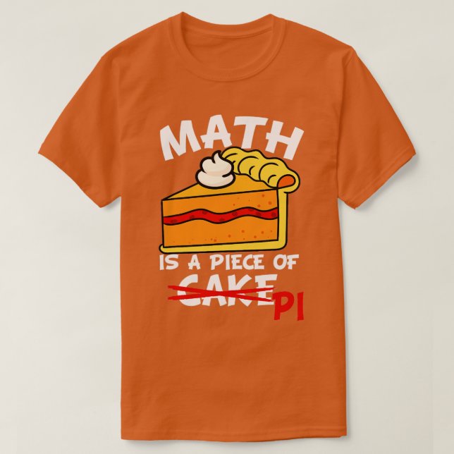 Math är en Biet i Pi Mathematics Lärare Paj Kärlek T Shirt (Design framsida)