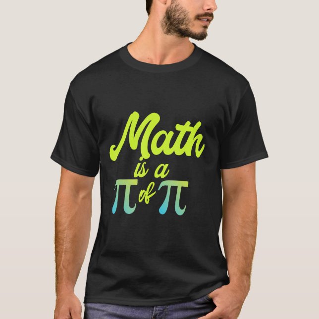 Math är en Pi-Lärare i Kärlek Math T Shirt (Framsida)