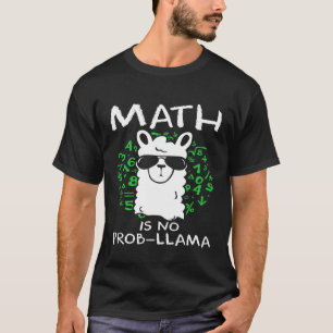 Math är ingen professor Llama-lärare och Studenter T Shirt