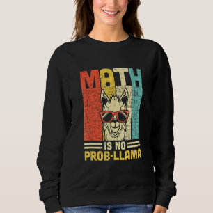 Math är ingen professor Llama Math Llama-lärare T Shirt
