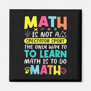 Math är inte en spektator som idrottar Roligten Ba Magnet