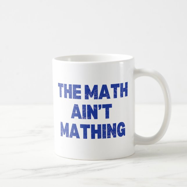 Math är inte Mathing Kaffemugg (Höger)