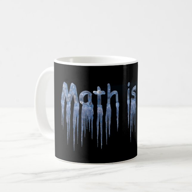 Math är kall kaffemugg (Framsida vänster)
