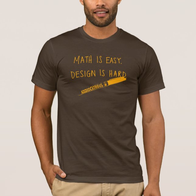Math är lätt, manar t-shirt (Framsida)