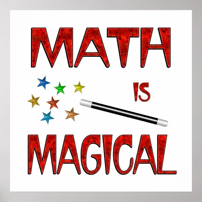 Math är Magic Poster (Framsidan)