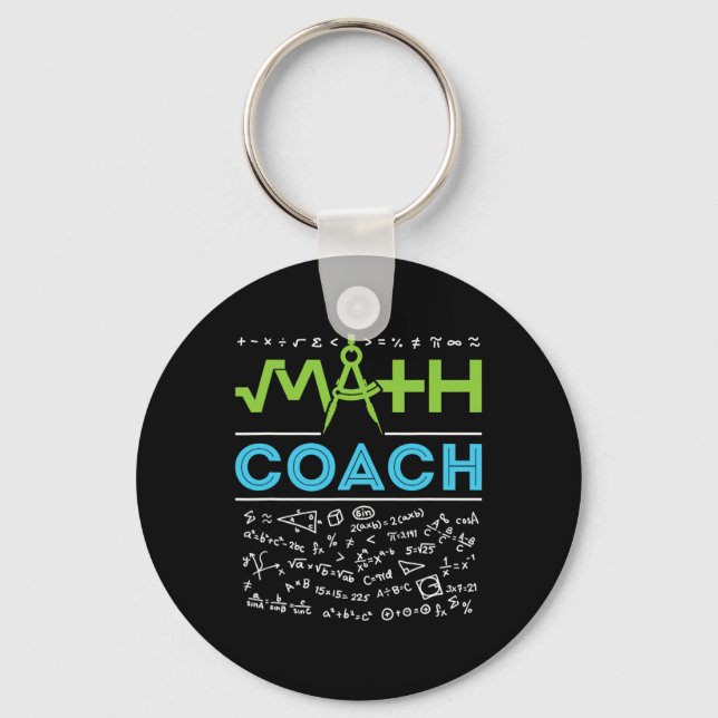 Math är min första Sylt-dag Back to school Math Te Nyckelring (Framsida)