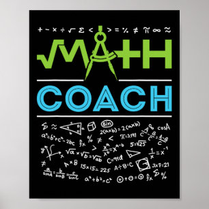 Math är min första Sylt-dag Back to school Math Te Poster