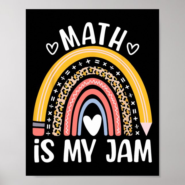 Math är min grej Första dagen tillbaka till skolan Poster (Framsidan)