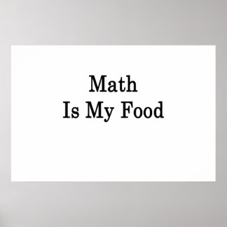 Math är min mat poster