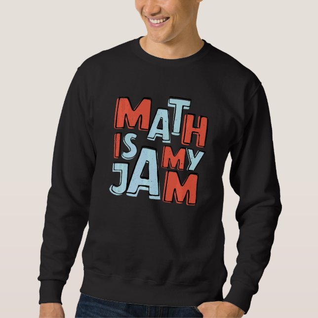 Math är min Sylt Lång Ärmad Tröja (Framsida)
