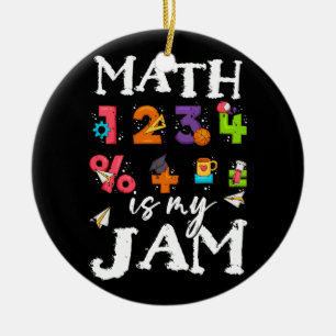 Math är min Sylt läraruppskattning Algebra Equati Julgransprydnad Keramik