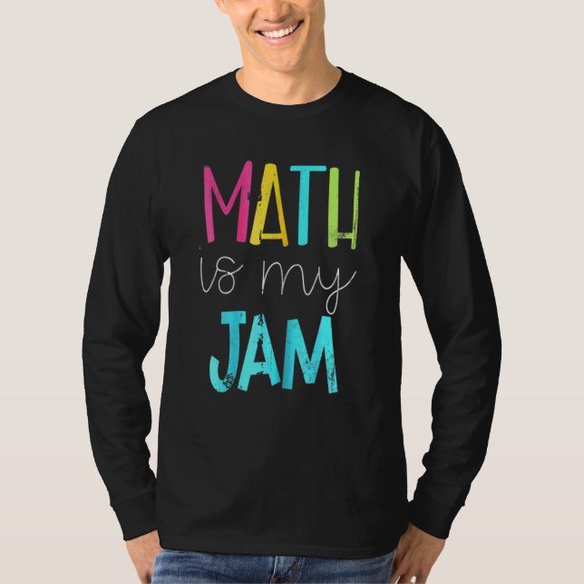 Math är min Sylt Math Lacher Teacher Team Math T Shirt (Framsida)
