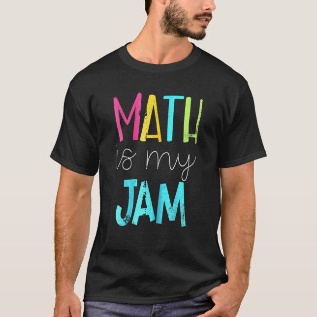 Math är min Sylt Math Lacher Teacher Team Math T Shirt (Framsida)