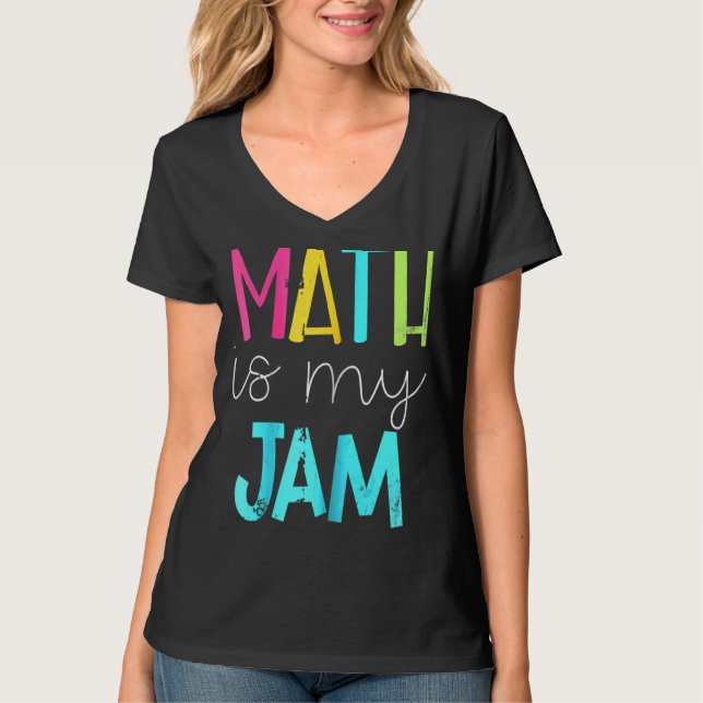 Math är min Sylt Math Lacher Teacher Team Math T Shirt (Framsida)