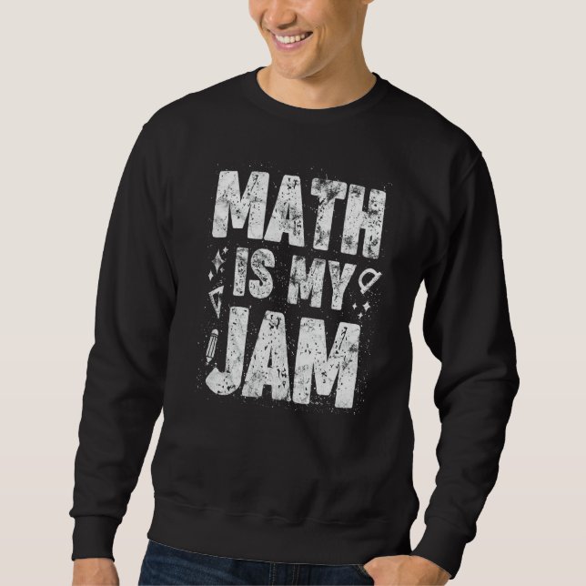 Math är min Sylt Math Teacher Student Lång Ärmad Tröja (Framsida)