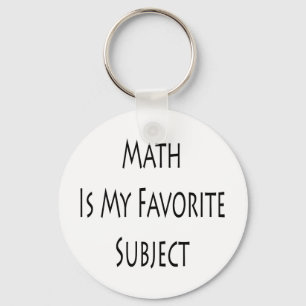 Math är mitt favorit- subjekt nyckelring