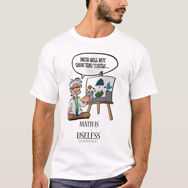 Math är onyttig t-shirt (Framsida)
