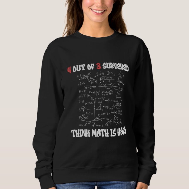 Math är svårt att vara Math Meme Math Teacher Gift T Shirt (Framsida)