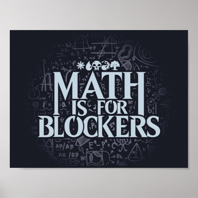Math är till Blockers Artifact Edition Poster (Framsidan)