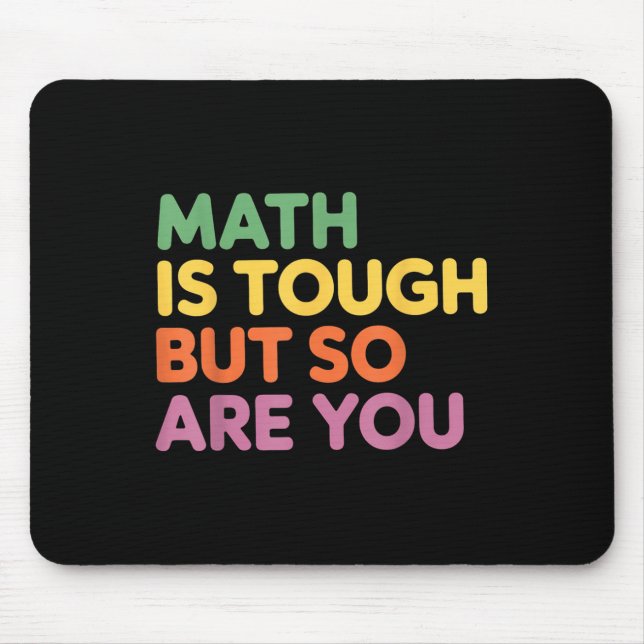 Math är Tuff, men det är du också, Math Teacher Musmatta (Framsidan)