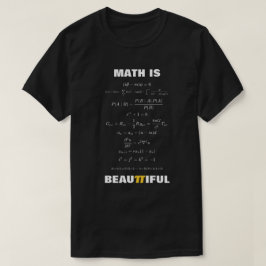 Math är vackra 11 matematiska ekvationer t shirt