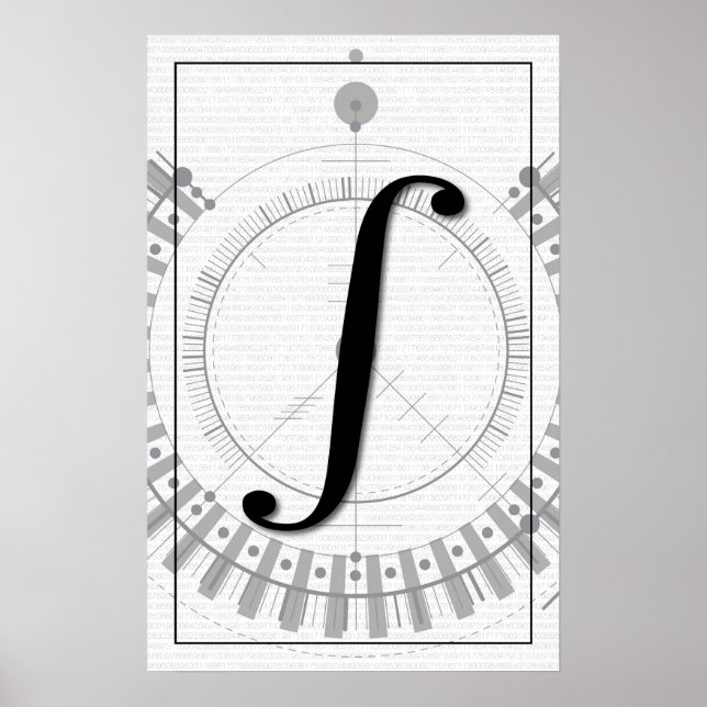 Math Art - Integral Poster (Framsidan)