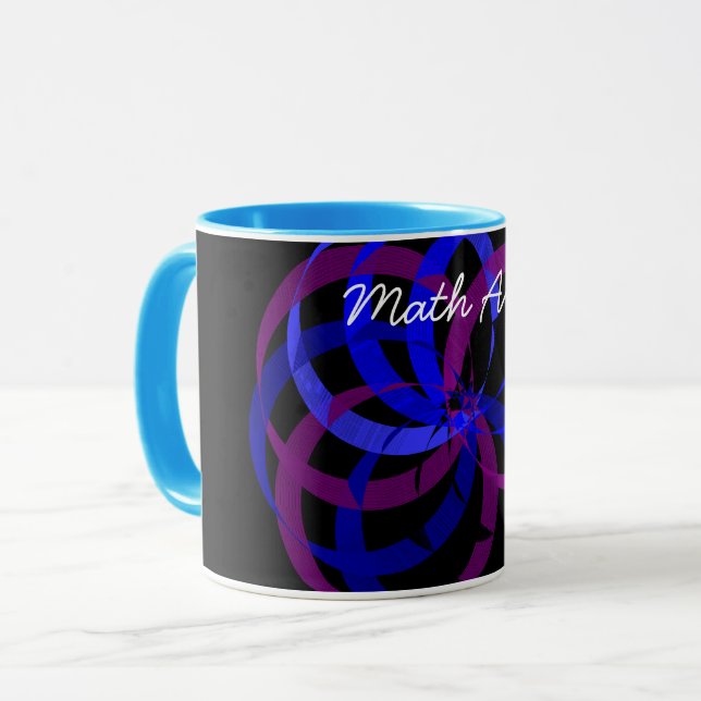 Math Art Ring-kaffe Mugg (Framsida vänster)