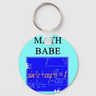 MATH BABE NYCKELRING