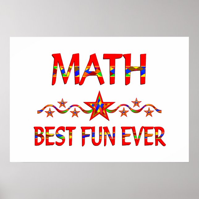 Math Best Roligt Poster (Framsidan)