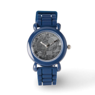 Math - Bezel med svarta nummer Watch Armbandsur
