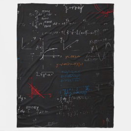 Math Blanket Fleecefilt