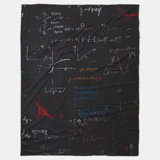 Math Blanket Fleecefilt