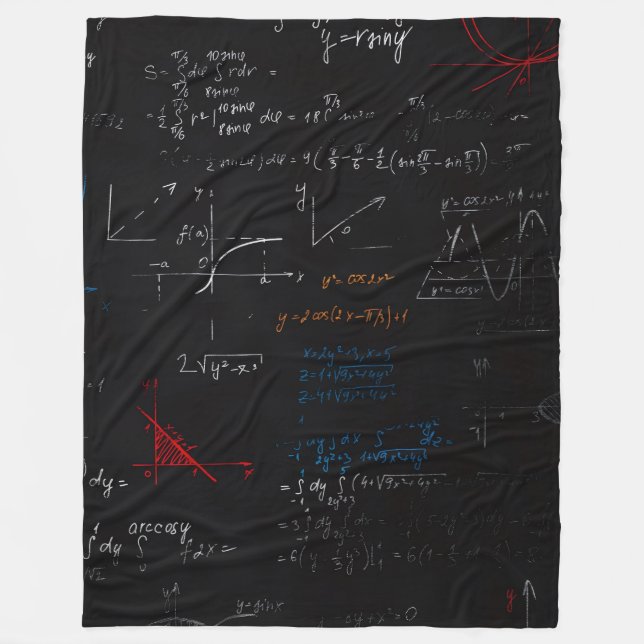 Math Blanket Fleecefilt (Framsidan)