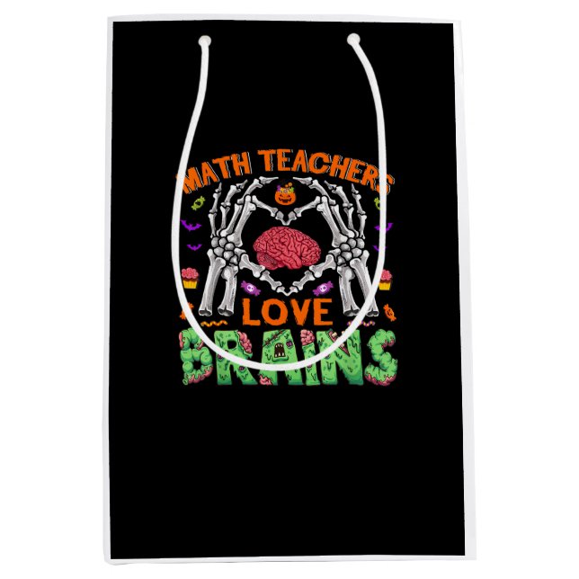 Math Brain Heart Skeleton Hand Zombie Halloween (Framsidan)
