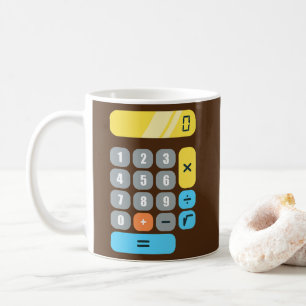 Math Calculator Mathematics Teacher Student Kaffemugg