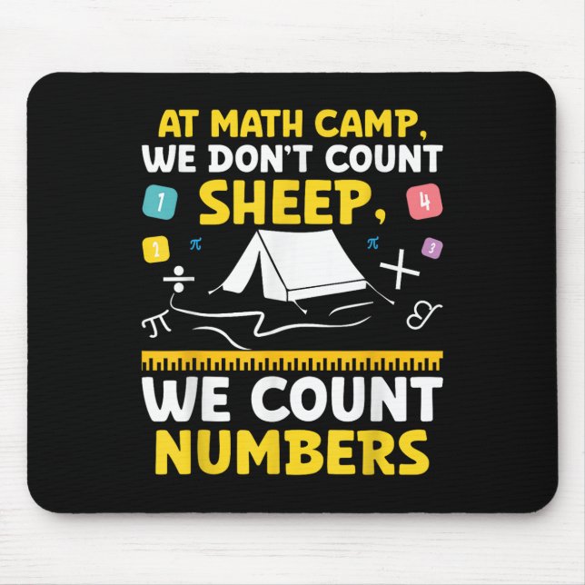 Math Camp Math Camper Mathematician Camping Mathem Musmatta (Framsidan)