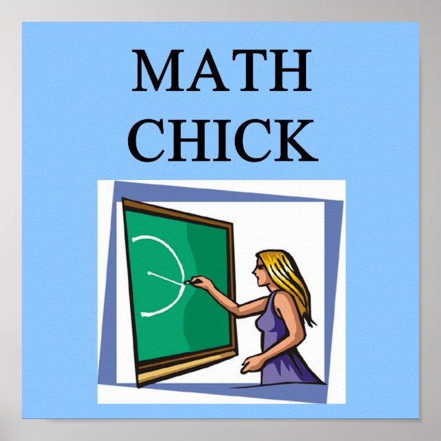 MATH-CHICK POSTER (Framsidan)
