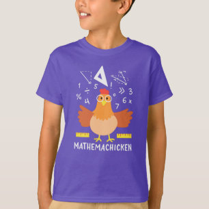 Math Chicken Gag Funny Mathemachicken Nerd T Shirt