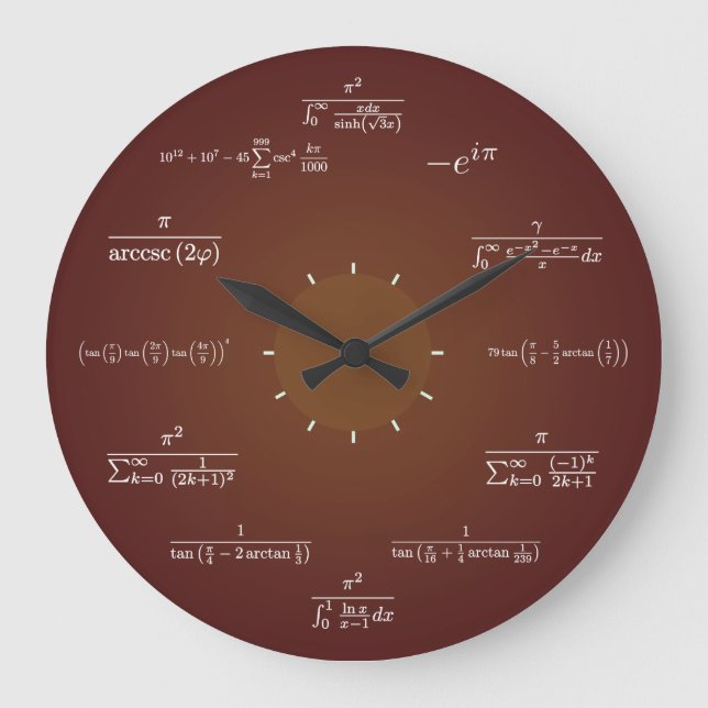 Math Clock Stor Klocka (Framsida)